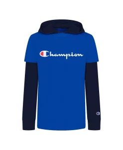 Little Boys Champion Script 2Fer Hooded T-shirt