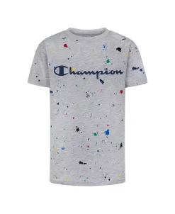 Champion Toddler Boys All-over Print Paint Splatter T-shirt