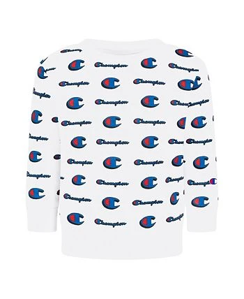 Champion Baby Boys All Over Print Fleece Crew Fleece, 2 Piece Set 4 Champion Baby Boys All Over Print Fleece Crew Fleece, 2 Piece Set - Image 2