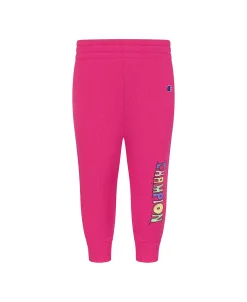 Champion Baby Girls Retro Color Block Fleece Crew And Fleece Joggers, 2 Piece Set -Champion Online 22300649 fpx