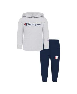 Champion Baby Boys Essential Signature Hooded T-shirt And Joggers, 2 Piece Set