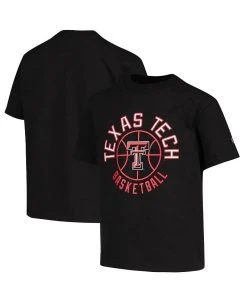Champion Youth Boys Black Texas Tech Red Raiders Basketball T-shirt
