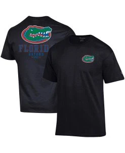 Champion Men's Black Florida Gators Stack 2-Hit T-shirt