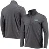 Champion Men's Heathered Black Florida Gators Field Day Team Quarter-Zip Jacket