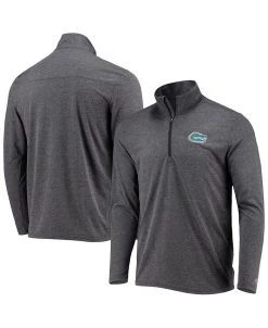 Champion Men's Heathered Black Florida Gators Field Day Team Quarter-Zip Jacket