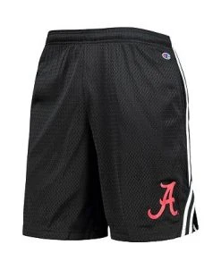 Champion Men's Black Alabama Crimson Tide Team Lacrosse Shorts -Champion Online 22384202 fpx
