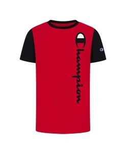 Champion Big Boys Vertical Script Color Blocked T-shirt -Champion Online 22512038 fpx