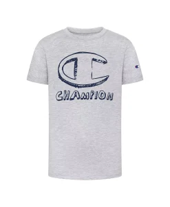 Champion Big Boys Hand Drawn C Script T-Shirt