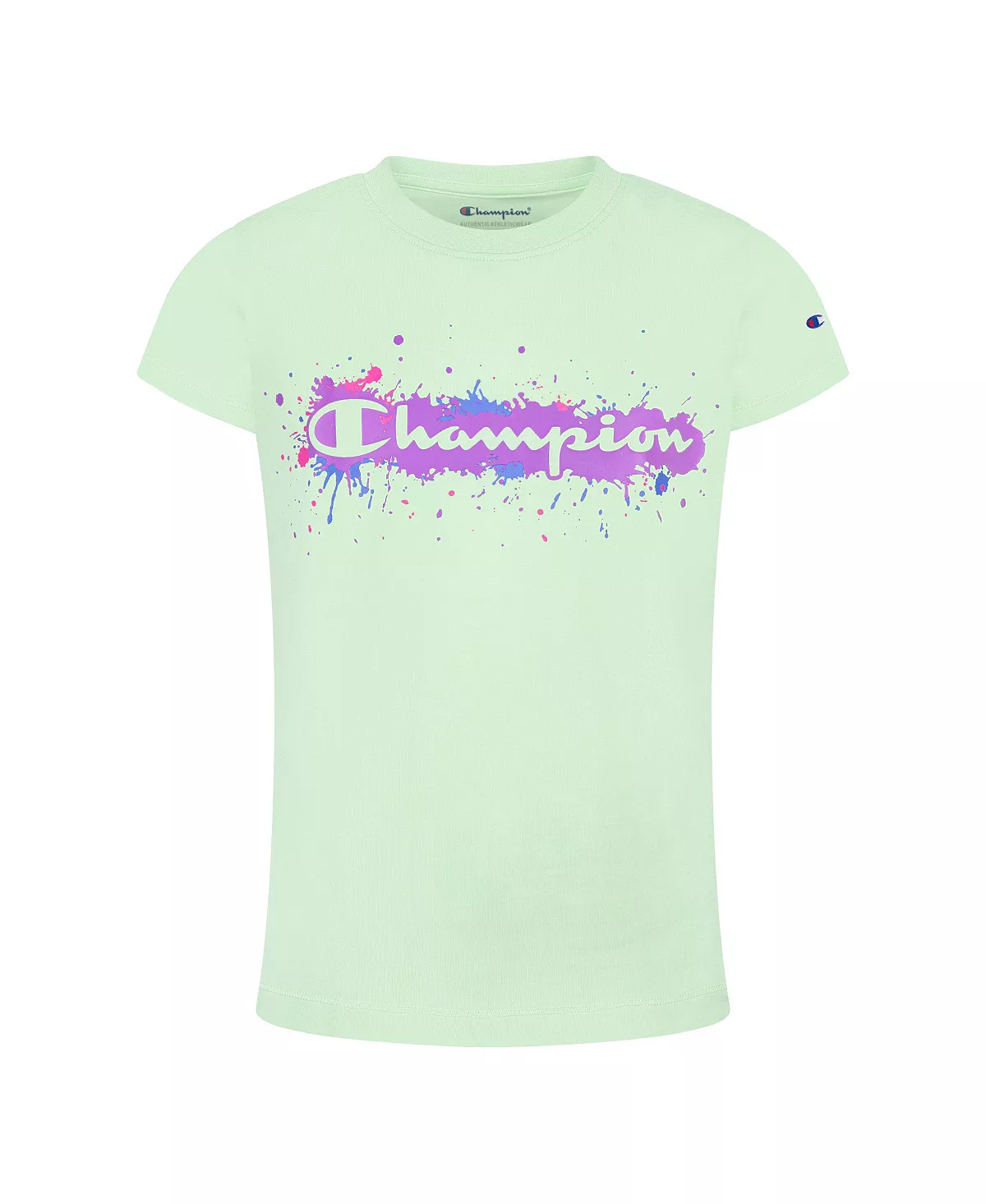 Champion Little Girls Paint Splatter Graphic T-shirt 3 Champion Little Girls Paint Splatter Graphic T-shirt