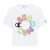 Champion Little Girls Big Bubble Circle Graphic Boxy T-shirt -Champion Online 22519345 fpx