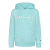 Champion Little Girls Paint Splatter All Over Print Fleece Hoodie -Champion Online 22519641 fpx