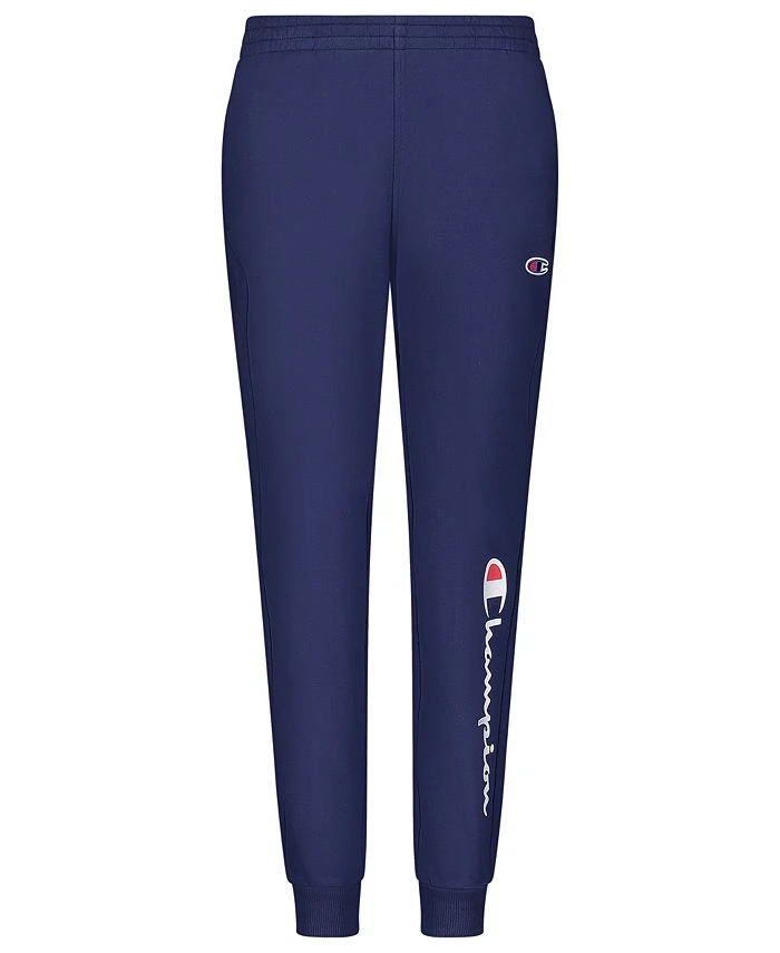 Champion Little Boys Signature Script Fleece Joggers Pants 3 Champion Little Boys Signature Script Fleece Joggers Pants