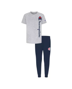 Champion Little Boys Signature Script T-shirt And Joggers, 2 Piece Set
