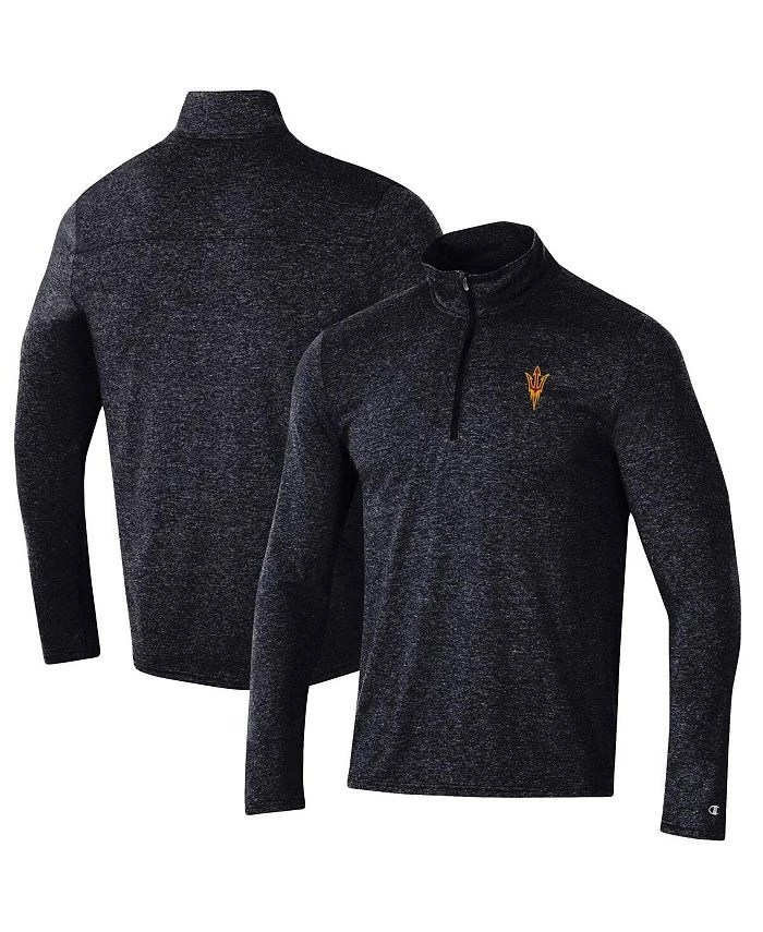 Champion Men's Heathered Black Arizona State Sun Devils Field Day Team Quarter-Zip Jacket 3 Champion Men's Heathered Black Arizona State Sun Devils Field Day Team Quarter-Zip Jacket