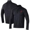 Champion Men's Heathered Black Alabama Crimson Tide Field Day Team Quarter-Zip Jacket