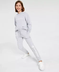 Champion Big Girls Classic Script Fleece Jogger Pants -Champion Online 22639372 fpx