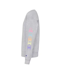 Champion Big Girls Overlap Repeat C Fleece Crew Sweatshirt -Champion Online 22666371 fpx