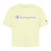 Champion Big Girls Boxy Original Script Short Sleeve T-shirt 1 Champion Big Girls Boxy Original Script Short Sleeve T-shirt -Champion Online 22666376 fpx