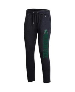 Champion Women's Heathered Black Michigan State Spartans 2.0 Fleece Pants -Champion Online 22668207 fpx