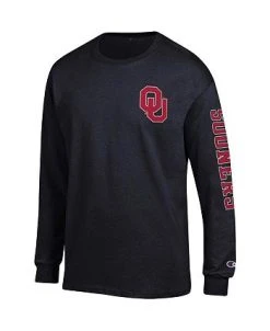Champion Men's Black Oklahoma Sooners Team Stack Long Sleeve T-shirt 9 Champion Men's Black Oklahoma Sooners Team Stack Long Sleeve T-shirt -Champion Online 22668343 fpx