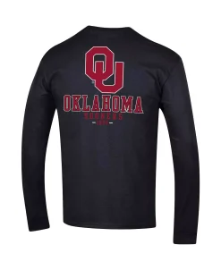 Champion Men's Black Oklahoma Sooners Team Stack Long Sleeve T-shirt 10 Champion Men's Black Oklahoma Sooners Team Stack Long Sleeve T-shirt -Champion Online 22668344 fpx