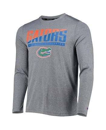 Champion Men's Gray Florida Gators Wordmark Slash Long Sleeve T-shirt 4 Champion Men's Gray Florida Gators Wordmark Slash Long Sleeve T-shirt - Image 2