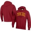 Champion Men's Crimson Tuskegee Golden Tigers Tall Arch Pullover Hoodie -Champion Online 22669932 fpx