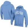 Champion Men's Light Blue Spelman College Jaguars Tall Arch Pullover Hoodie -Champion Online 22669936 fpx