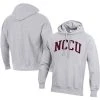 Champion Men's Gray North Carolina Central Eagles Tall Arch Pullover Hoodie -Champion Online 22669949 fpx