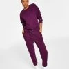 Champion Women's Powerblend Fleece Crewneck Sweatshirt & Sweatpant Joggers