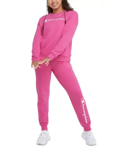 Champion Women's Logo Fleece Crewneck Sweatshirt -Champion Online 22783537 fpx