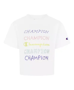 Champion Little Girls Boxy T-shirt And All Over Print Leggings, 2 Piece Set -Champion Online 22796840 fpx 1