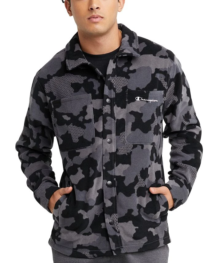 Champion Men's Explorer Fleece Camo Shirt Jacket 3 Champion Men's Explorer Fleece Camo Shirt Jacket