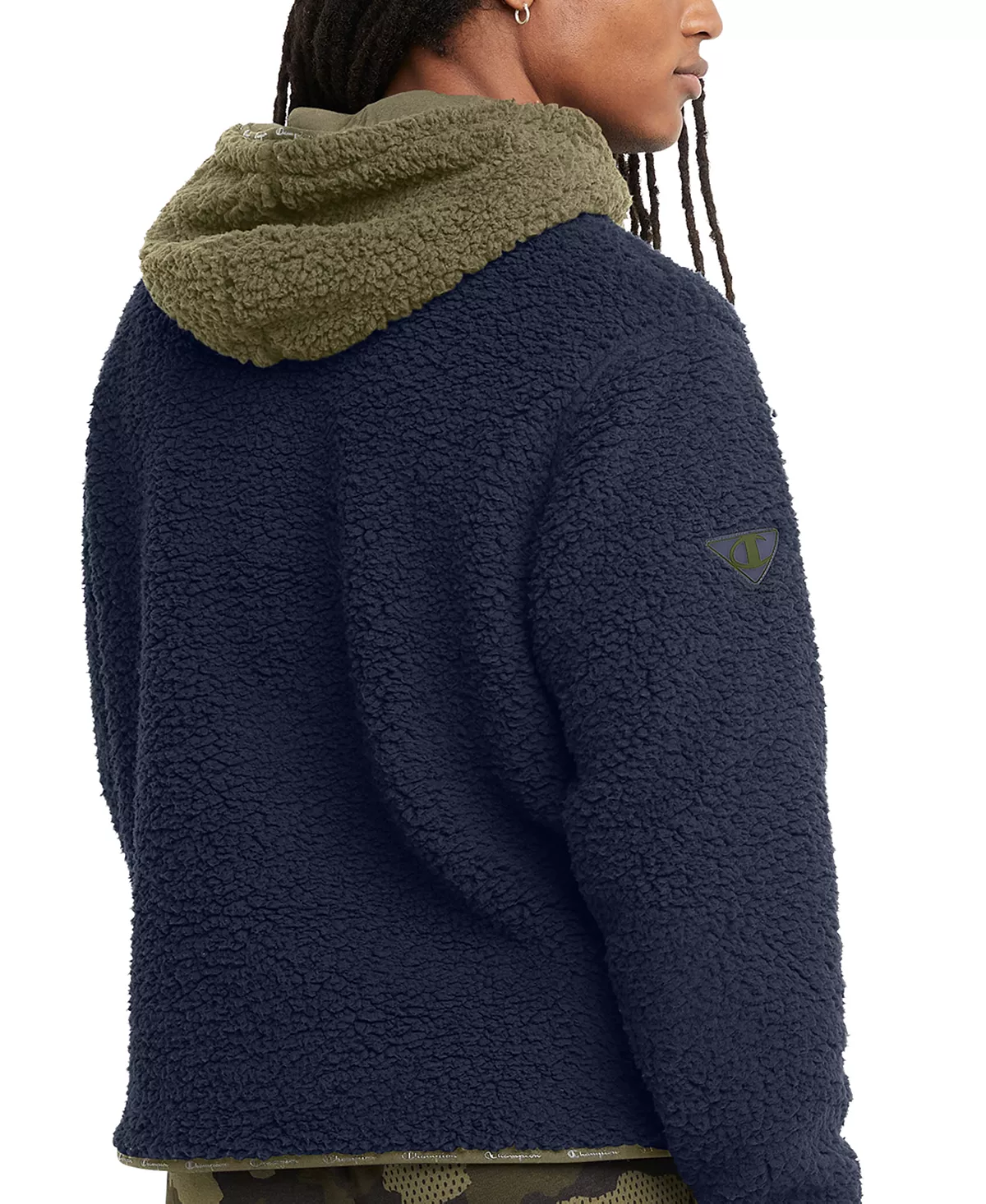 Champion Men's Cozy Standard-Fit Plush Fleece Hoodie 4 Champion Men's Cozy Standard-Fit Plush Fleece Hoodie - Image 2