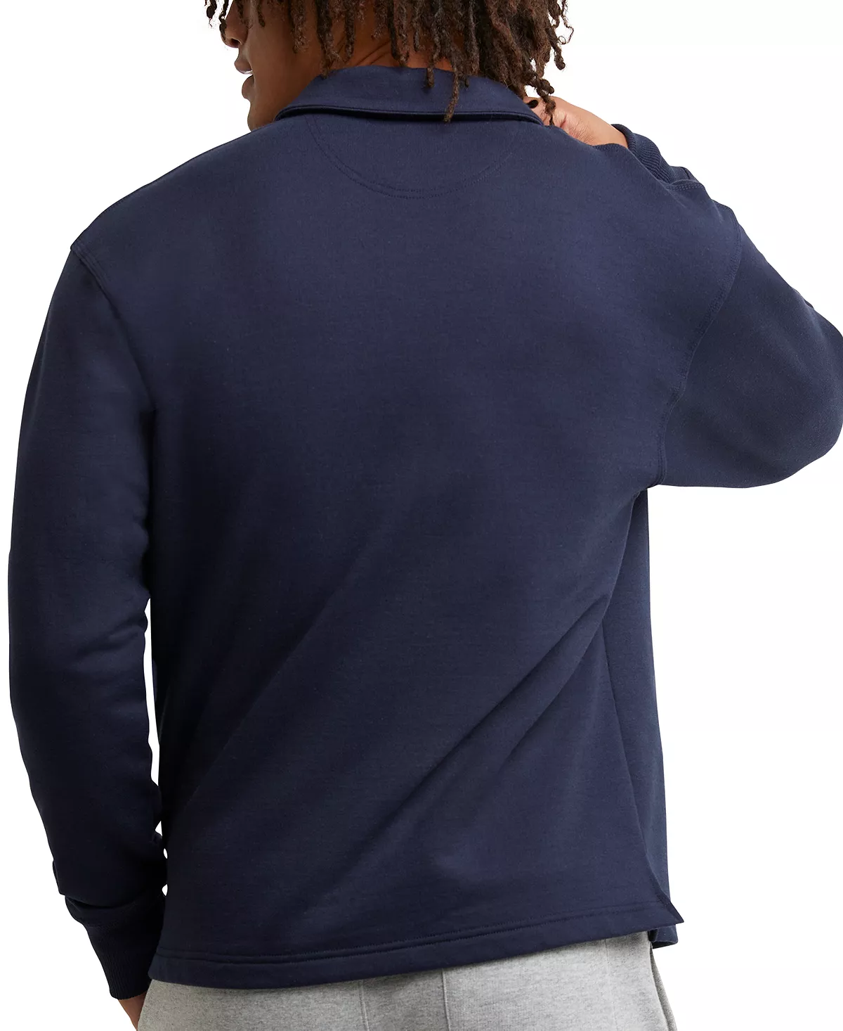 Champion Men's Powerblend Classic-Fit Long-Sleeve Rugby Shirt 9 Champion Men's Powerblend Classic-Fit Long-Sleeve Rugby Shirt - Image 7