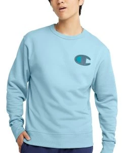 Champion Men's Powerblend Logo-Graphic Crewneck Sweatshirt