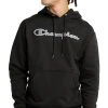 Champion Men's Powerblend Logo-Graphic Hoodie