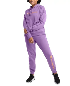 Champion Women's Relaxed Logo Fleece Sweatshirt Hoodie -Champion Online 23137811 fpx