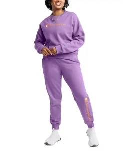 Champion Women's Logo Fleece Crewneck Sweatshirt -Champion Online 23137842 fpx