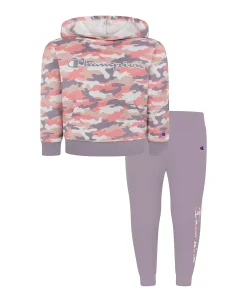 Champion Little Girls Camo All Over Print Hoodie And Fleece Joggers Set, 2 Piece 7 Champion Little Girls Camo All Over Print Hoodie And Fleece Joggers Set, 2 Piece -Champion Online 23140310 fpx 1