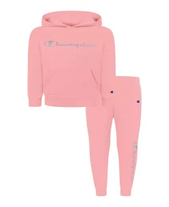 Champion Toddler Girls Glitter Script Fleece Hoodie And Joggers Set, 2 Piece -Champion Online 23140338 fpx