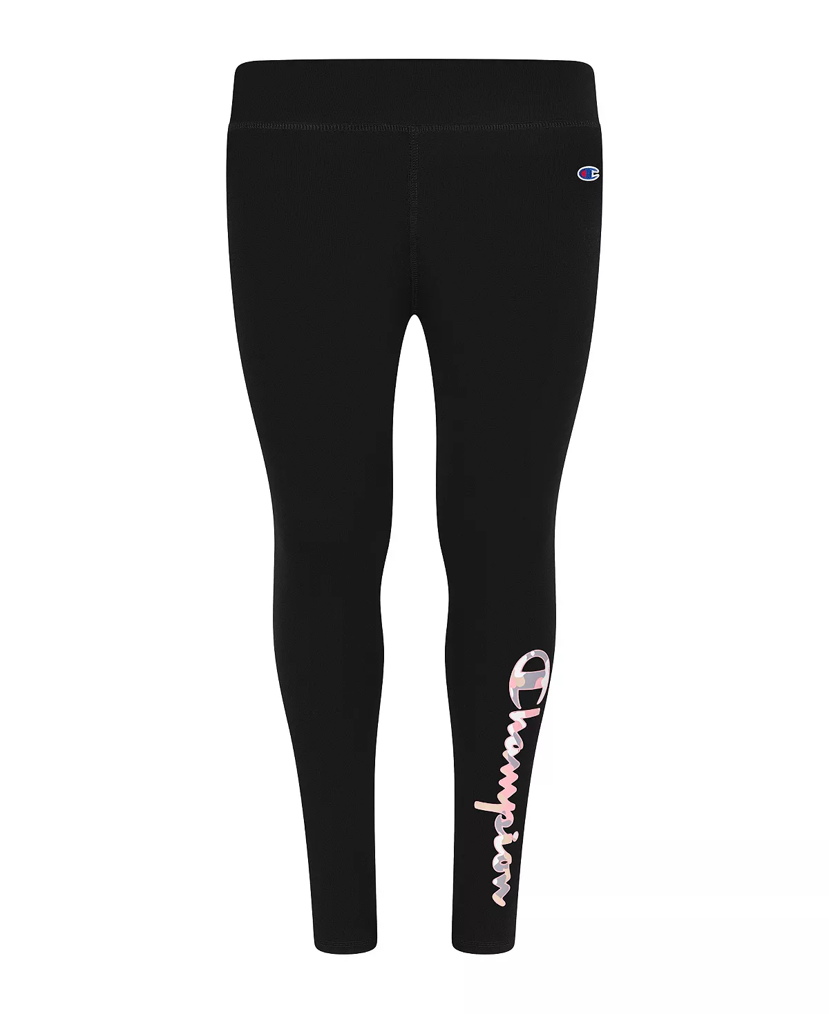 Champion Big Girls Camo Script Leggings 2 Champion Big Girls Camo Script Leggings