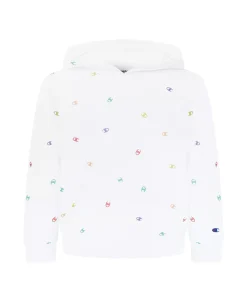 Champion Big Girls Tossed C Logo All Over Print Fleece Hoodie