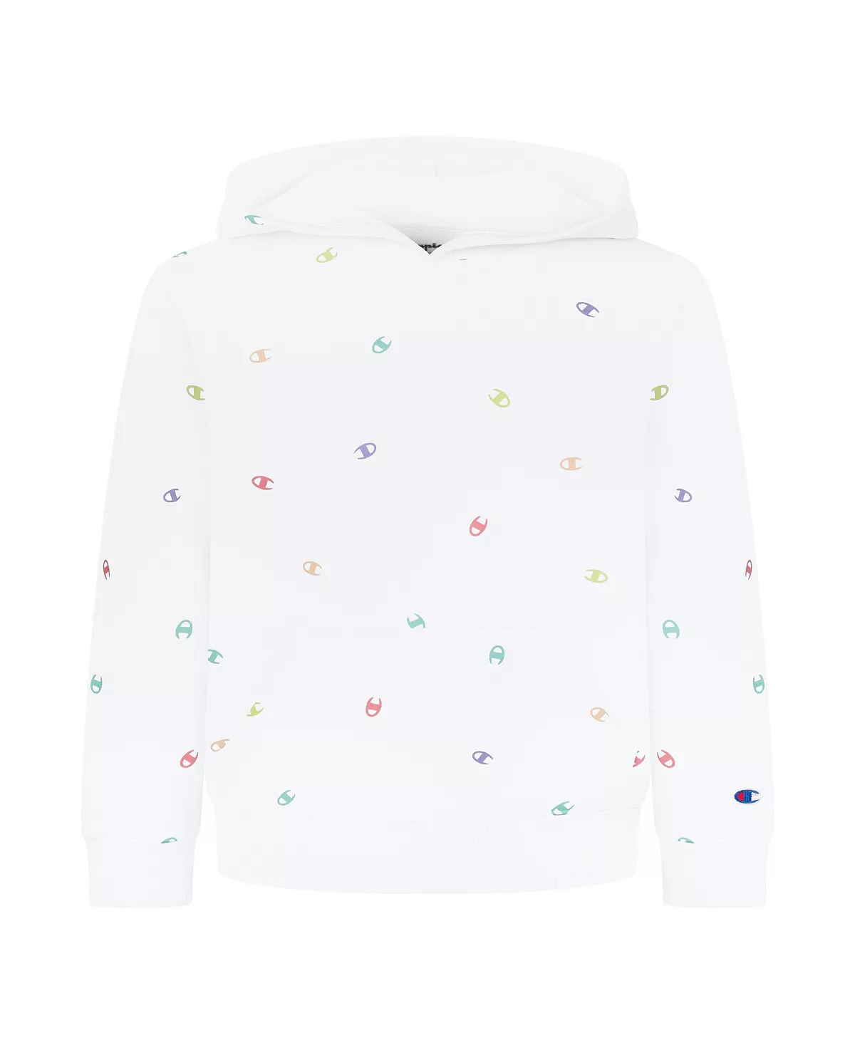 Champion Big Girls Tossed C Logo All Over Print Fleece Hoodie 3 Champion Big Girls Tossed C Logo All Over Print Fleece Hoodie