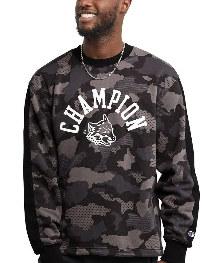 Champion Men's Urban Pursuits Camo Pattern Fleece Crewneck Sweatshirt 3 Champion Men's Urban Pursuits Camo Pattern Fleece Crewneck Sweatshirt