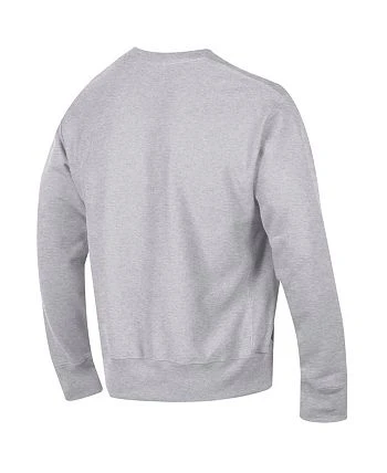 Champion Men's Heathered Gray Ohio State Buckeyes Vault Logo Reverse Weave Pullover Sweatshirt 4 Champion Men's Heathered Gray Ohio State Buckeyes Vault Logo Reverse Weave Pullover Sweatshirt - Image 2