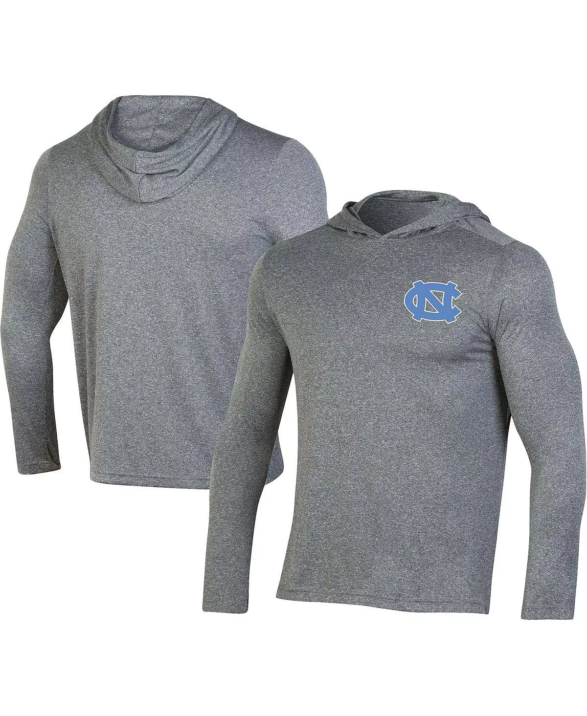 Champion Men's Gray North Carolina Tar Heels Hoodie Long Sleeve T-shirt 6 Champion Men's Gray North Carolina Tar Heels Hoodie Long Sleeve T-shirt - Image 4