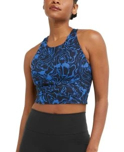 Champion Women's Soft Touch Printed Racerback Cropped Top
