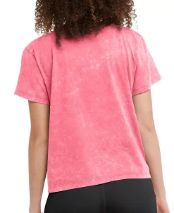 Champion Women's Classic Acid Wash Crewneck Tee -Champion Online 23657321 fpx