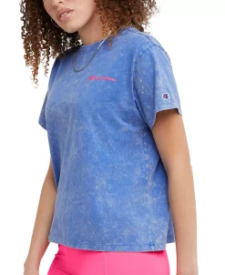 Champion Women's Classic Acid Wash Crewneck Tee -Champion Online 23657324 fpx